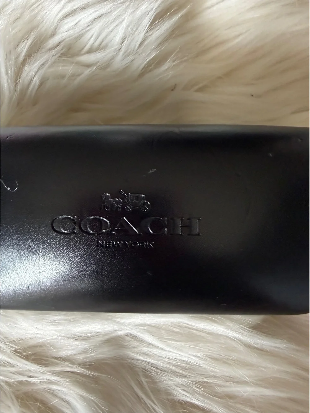 Coach Black Hard Eyeglass Case